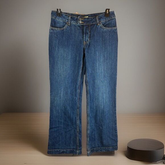 Stetson Denim - Stetson Jeans Women’s Blue City Trouser Wide Leg Flare Denim Size 10